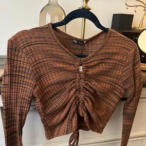 Zara cropped top (Brand new)